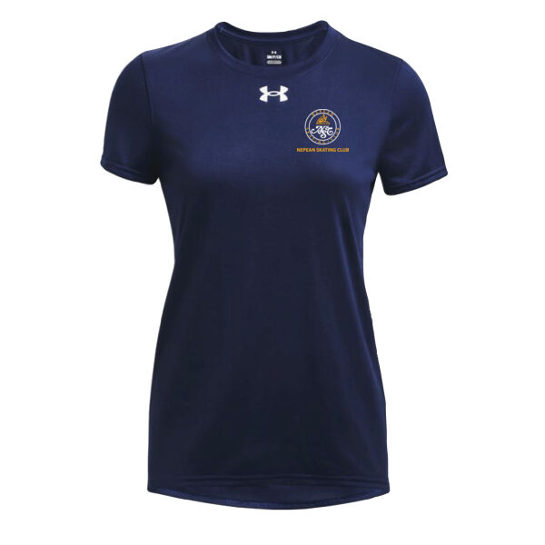 NSC Emblem UA Womens Printed Team Tech T-Shirt Thumbnail