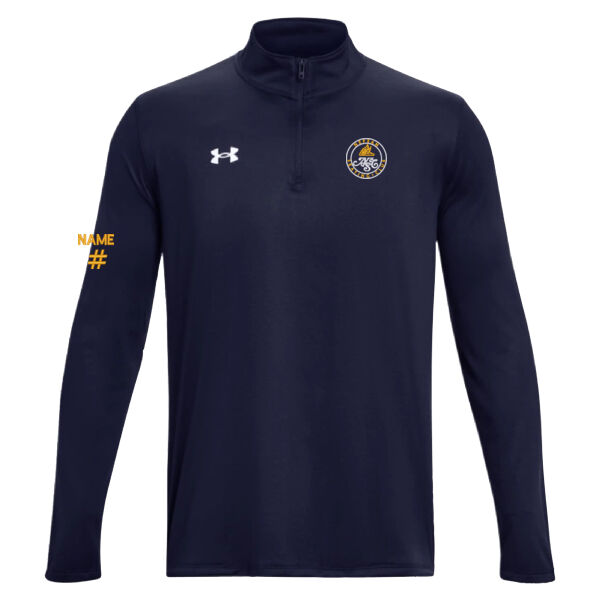 UA Mens Embroidered Team Tech Quarter-Zip Thumbnail